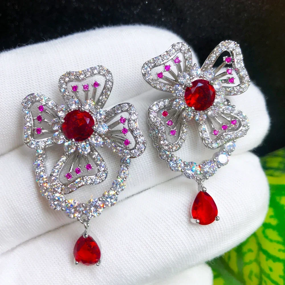 

Kellybola Spring Summer Separable Earrings Luxury Shiny CZ Jewelry For Noble Women Wedding Dance Party High Quality Gift