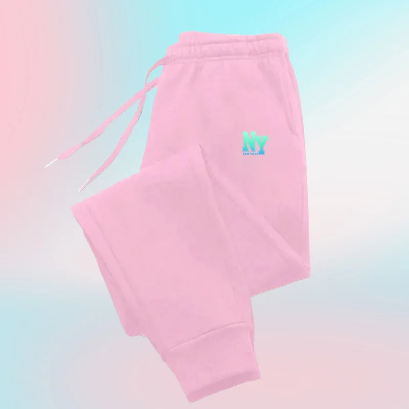 Harajuku الرجال Sweatpants غير رسمية الصوف السراويل الرياضية ركض الشارع الشهير الخريف الشتاء الركض سراويل رياضية