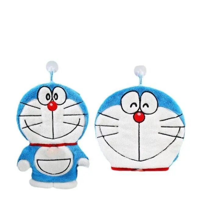 يمكن تعليق منشفة اليد اللطيفة الكرتونية الجديدة من Doraemon ويمتصها وسريعة الجفاف هدية منشفة اليد للحمام المخصصة الإبداعية