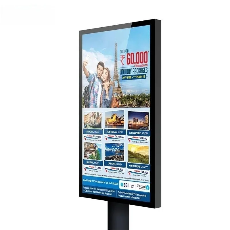 Commercial Advertising Display with High Resolution Windows LCD Digital Signage Kiosk Digital Menu Boards LED Display