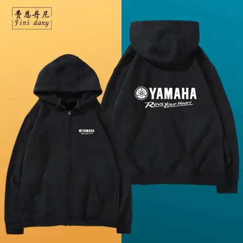 Yamaha motorcycle hoodie men's hooded zipper hoodie jacket cycling clothes