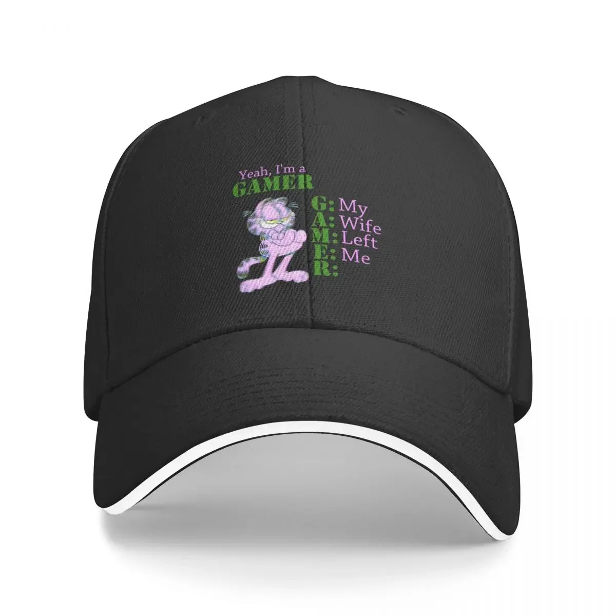 Yeah, I'm a GAMER-the cat Baseball Cap Dropshipping Hat Baseball Cap Golf Cap Women's Men's