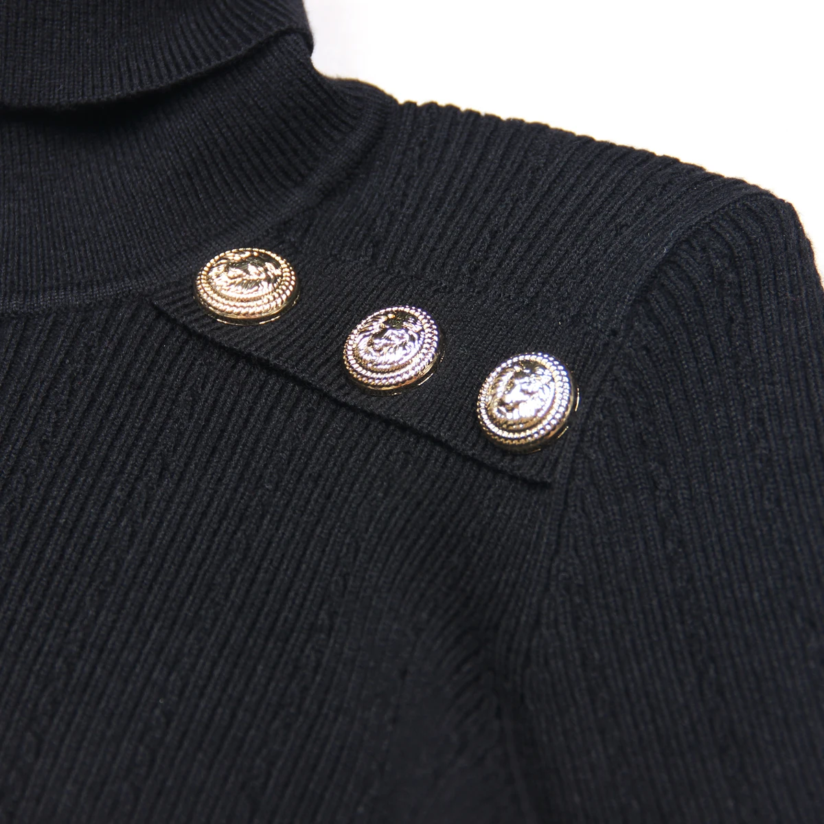 Spot 2024 Spring And Autumn New Quality Classic Versatile Wool Blend Knitted Base Black Turtleneck Sweater Cross Border