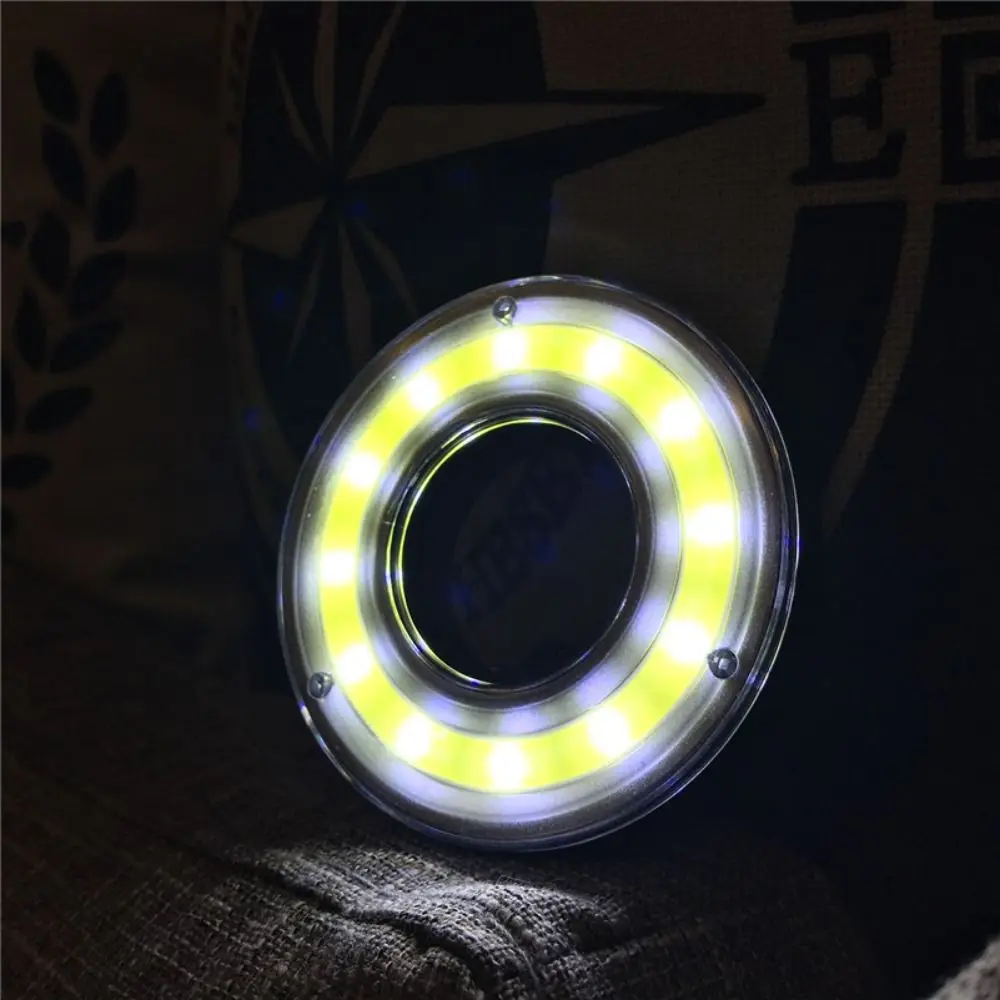 Three Modes Glow Golf Hole Light Luminous Waterproof Camping Tent Light Climbing Buckle Carabiner Hook Golf Cup Light