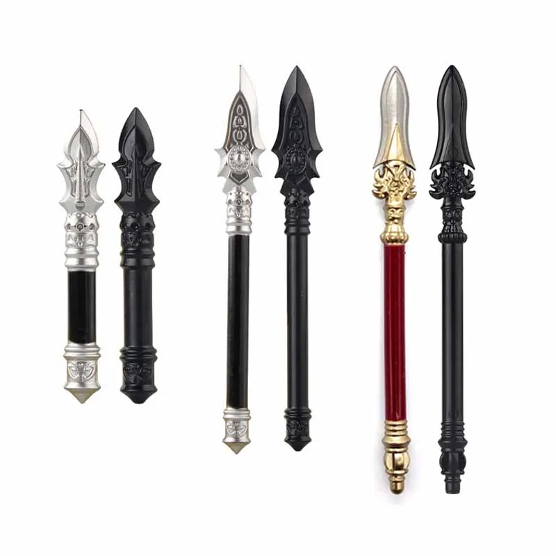 Kit de accesorios para armas de figura Medieval, bloques de construcción, espada del rey, escudo del Rey León, hacha de batalla Tridente, hacha de doble filo, juguete de ladrillo