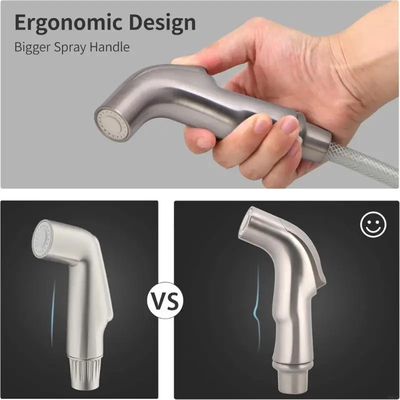 

Pressure Kitchens Faucet Sprayer Replacement Ergonomic Thumb Switches Strong M4YD