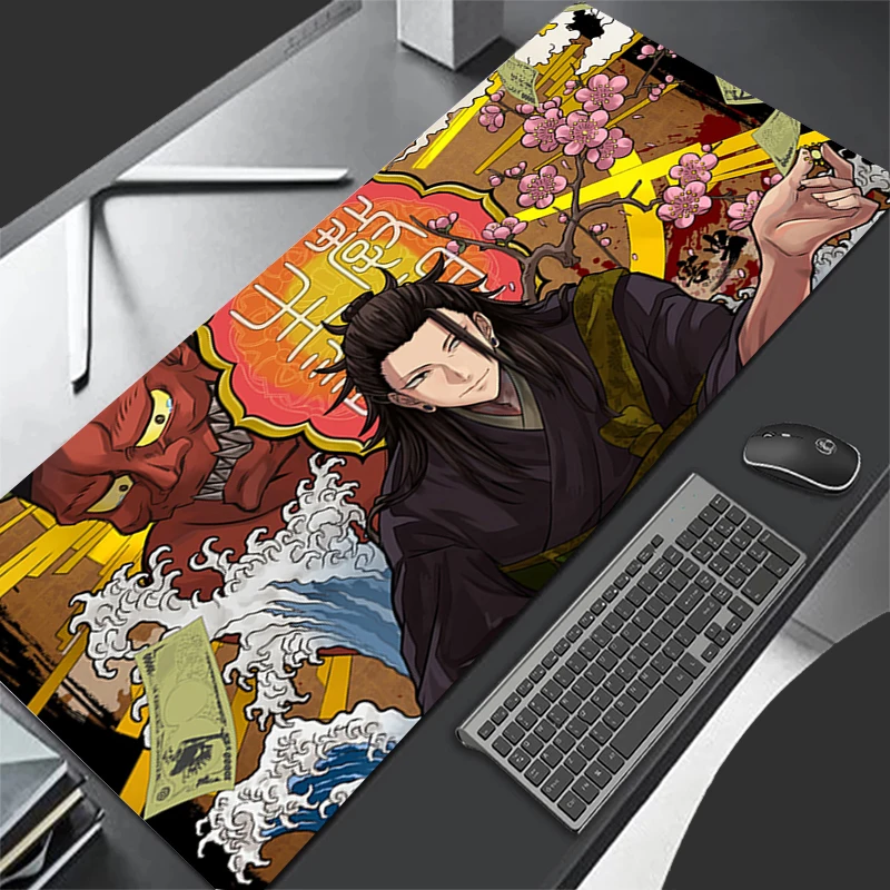 Mousepad Computer Gaming Accessories HD Keyboard Pad Office PC Rubber Mouse Pad Decoracion Desk J-jujutsu Kaisen Geto Mouse Mat
