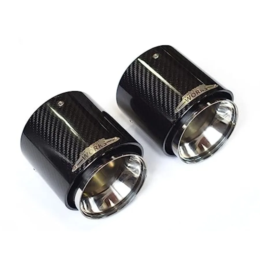 

Carbon fiber exhaust tips for MINI F54 F55 F56 F57 F60 R55 Cooper S R56 Cooper S 2020-2023 black performance upgrade