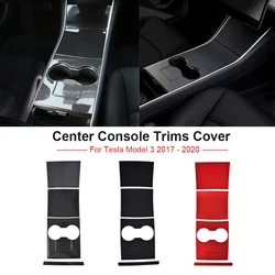 1 Set ABS Black Car Central Control Panel Protective Patch For Tesla Model 3 2017-2020 Tesla Model Y Car Interior Accessories