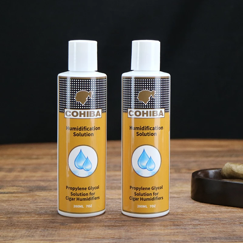 Cohiba Cigare Humidification Water Solution 70% Humidity Ciger Humidifier 200ML Cigar Moisturizing Liquid Cigr Accessories