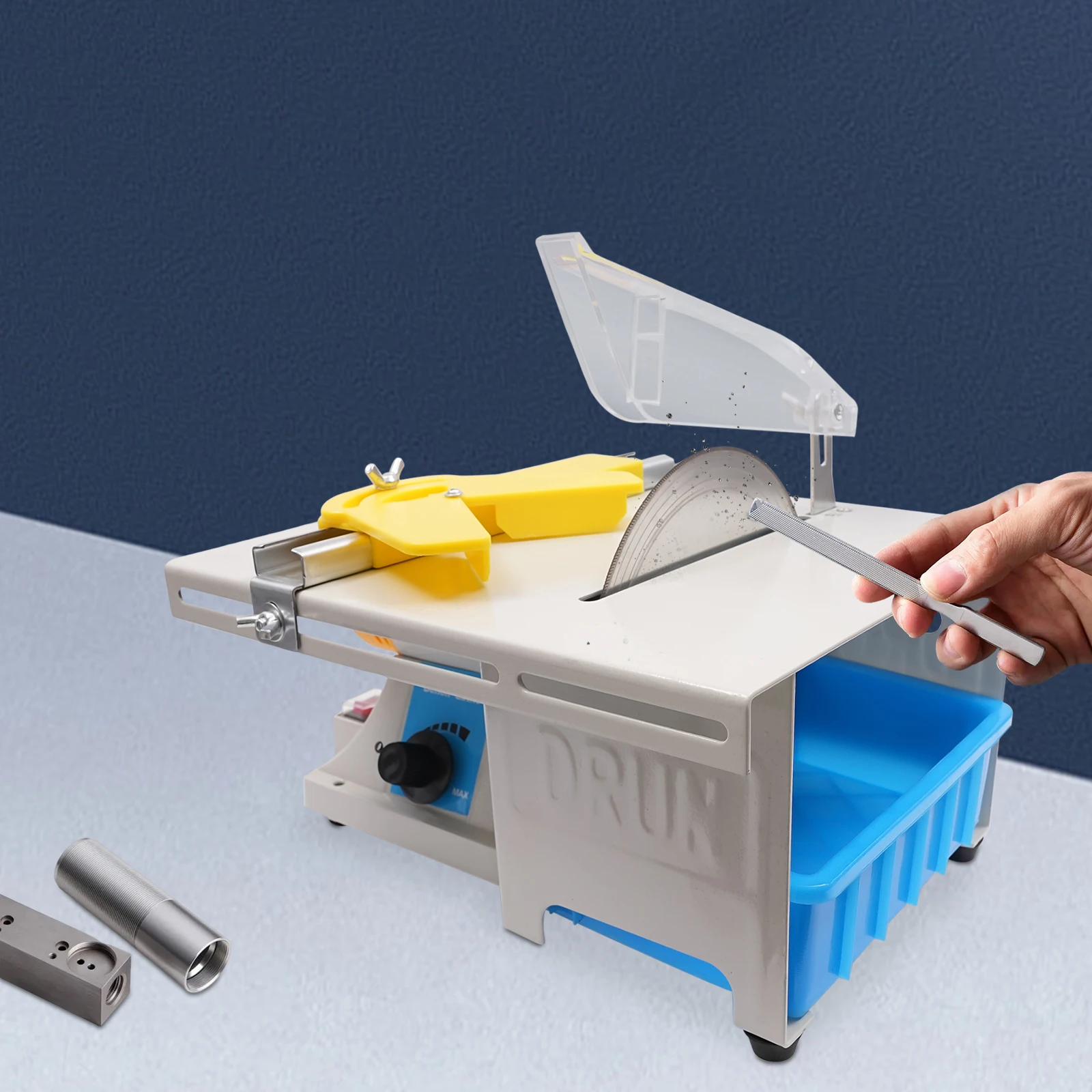 750W Table Saw Mini Woodworking Electric Polisher Multi-function Cutting Carving Machine Portable DIY 110V 1000-10000 RPM