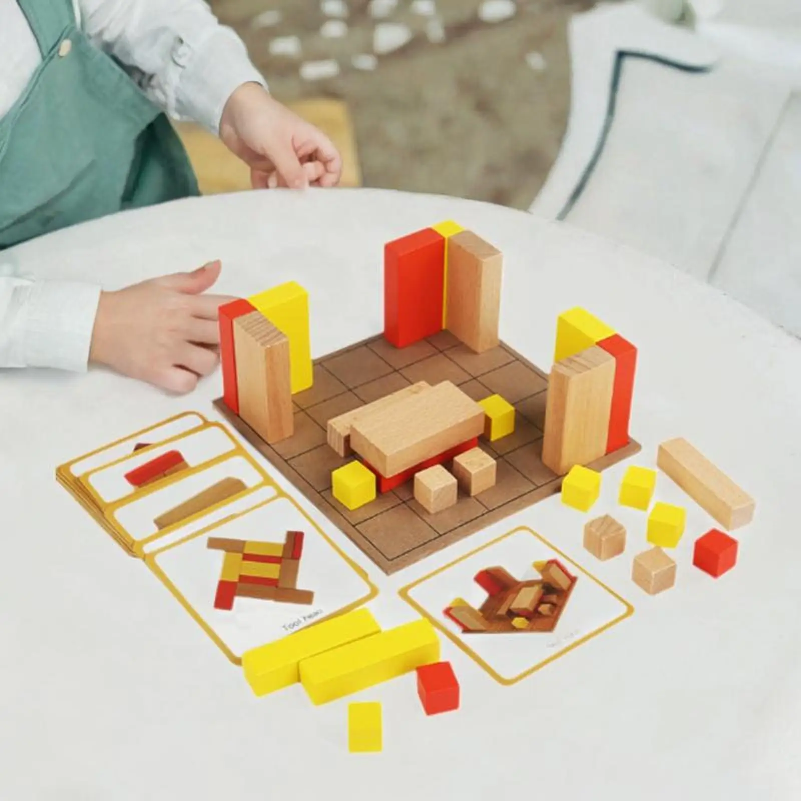 Wooden Blocks for Early Learning and Activities for Children