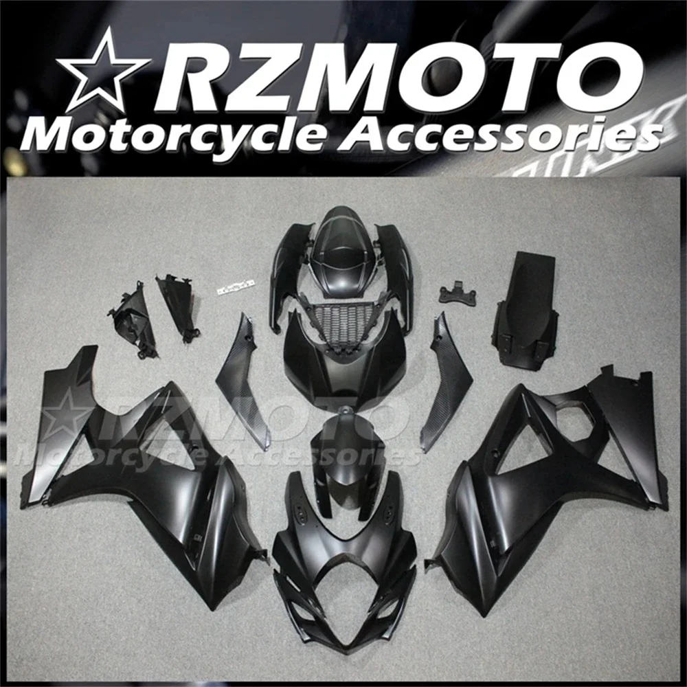 

4Gifts New ABS Motorcycle Fairings Kit Fit for Suzuki GSX-R 1000 K7 2007 2008 07 08 Bodywork Set Black Matte