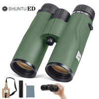 Shuntu 8x42/10x42 ED Binoculars IPX7 Waterproof High Powered Bak4 Prism SMC Coating Telescope For Outdoor Hunting Camping Travel