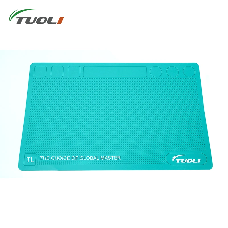Imagem -06 - Almofada Especial do Silicone de Tuoli com Filme Resistente de Alta Temperatura da Isolação Térmica Antiderrapante da Multi-função Magnética do Telefone Móvel