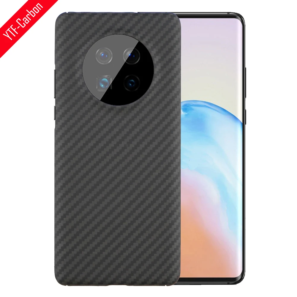 

YTF-carbon Real pure carbon fiber For Huawei mate 40 pro Aramid fiber carbon fiber mobile phone cover Huawei mate 40 pro shell