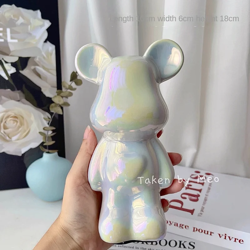 

Children's Bear Piggy Personalized Ceramic Money Box Bank Real Estate Bank Large Home Money Safe Home Decor Accesoriz