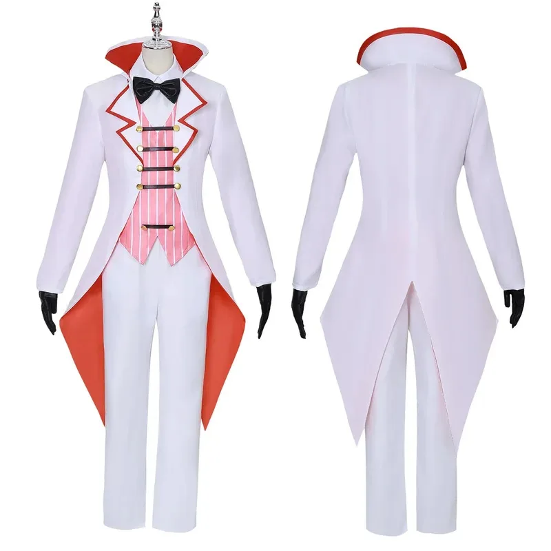 Alastor Charlie Morningstar Hazbin Hotel Lucifer Vox disfraz de Cosplay conjunto completo uniforme trajes