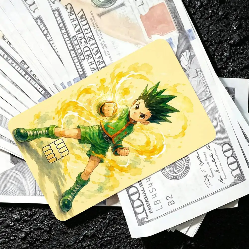 Gon Freecss High Definition Matte PVC Film Tape | For Credit Card, Debit Card Stickers & Gift Decoration