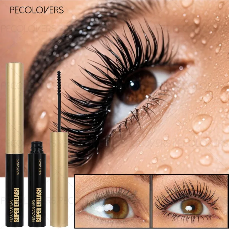 Black Eye Mascara, Natural Enlargement of Eyes, Waterproof and Sweat-proof, Eyelash Base, Eye Cosmetics