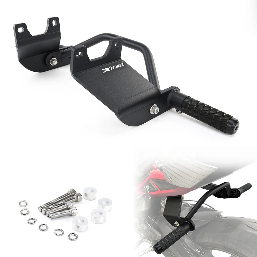 

For TRIUMPH STREET TRIPLE 675/765/RS 765 Motorcycle Rear Footrests Subcage Passenger Peg Guard Step Plate Stunt Stunt Protection