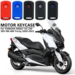 Silicone Motor Key Cover Case Shell for YAMAHA XMax 125 250 309 300 400 Tricity 2020 2021 2022 NMAX 125 Tmax Tech Max Keychains