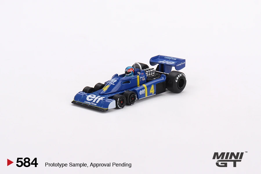 MINI GT 1:64 #583 584 F1 Tyrrell P34 alloy car model