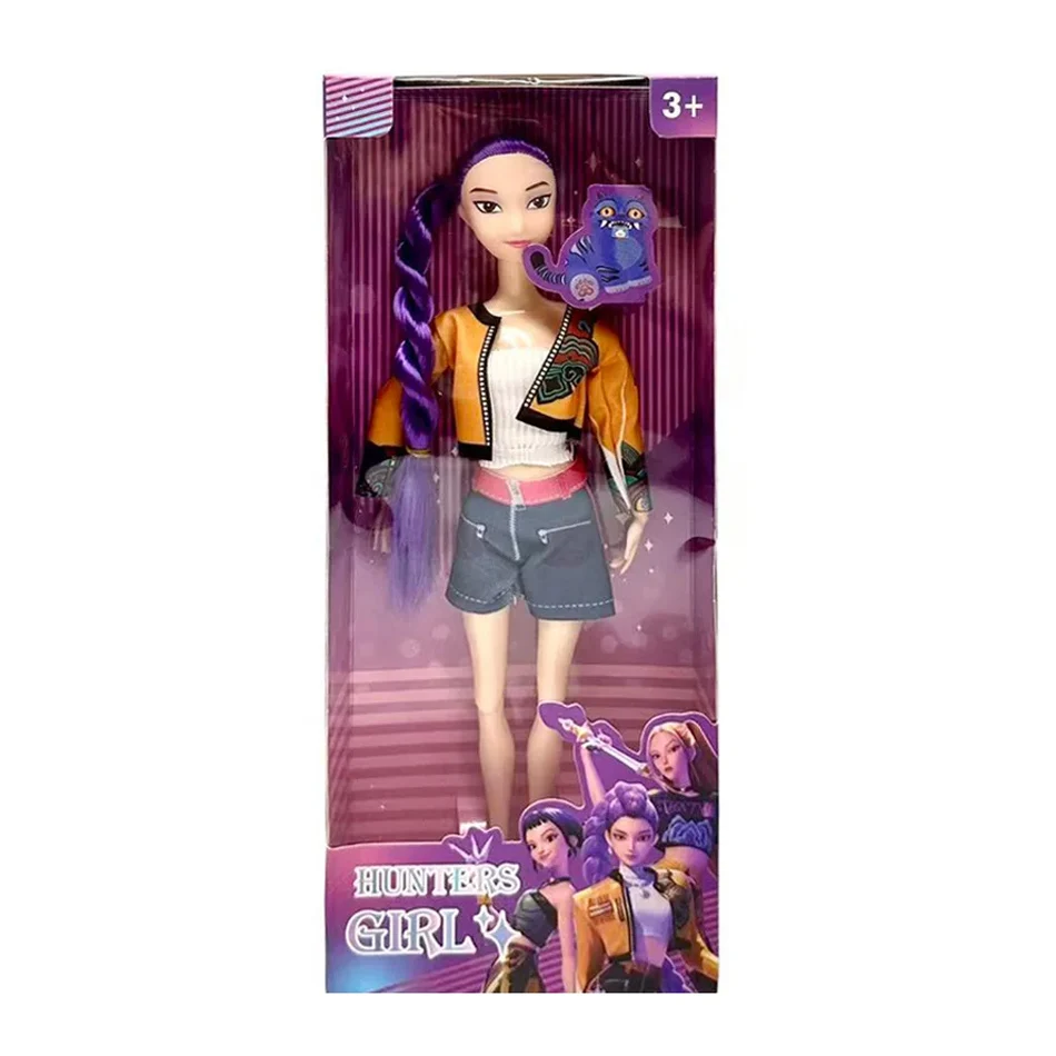 3 قطعة 30 سنتيمتر أنيمي KPop شيطان الصيادين فتاة مجموعة رومي ميرا زوي دمية من الفينيل تمثال الشكل عمل نماذج البلاستيكية لعبة الحلي هدية