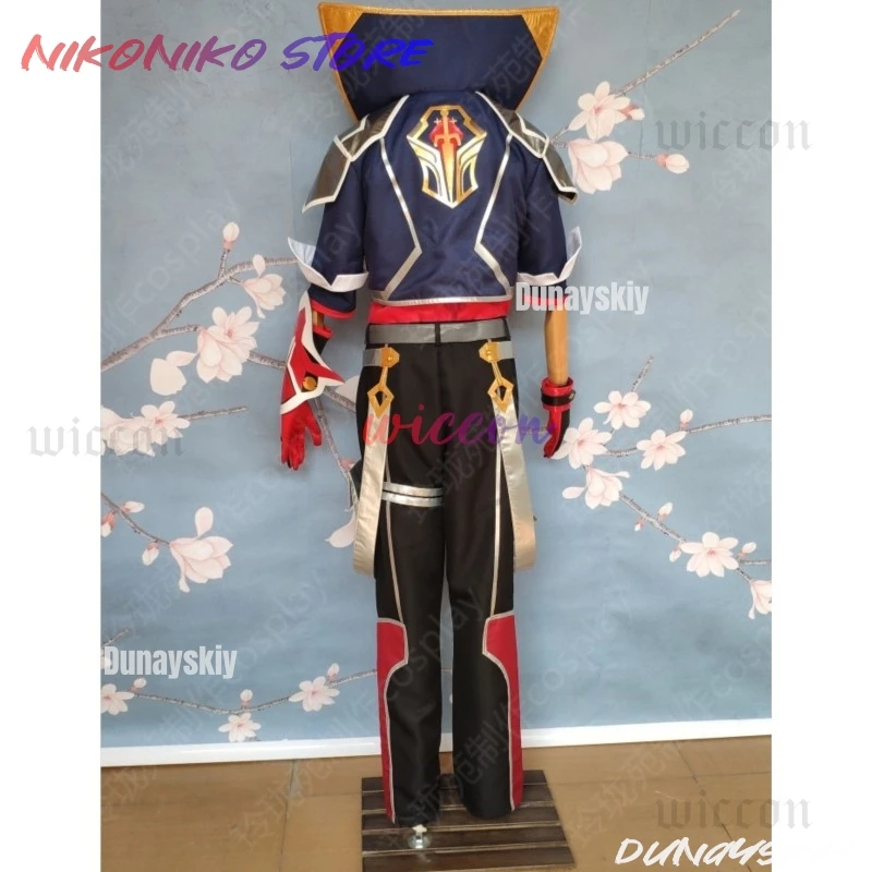 Ezreal ssiDisfraz Battle Academia Ezreal Disfraz Conjuntos completos Peluca LOL Battle Academia Trajes de fiesta de Halloween para mujeres y hombres