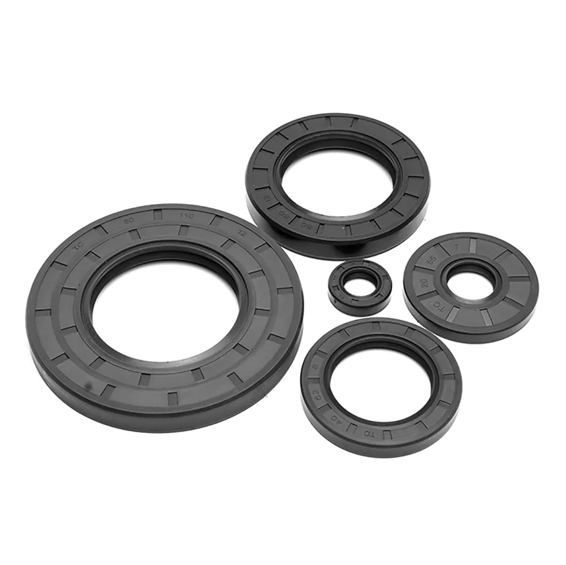 1Pcs NBR ID 21/22/23mm Black TC/FB/TG4 Skeleton Oil Seal Rings Double Lip Seal Gasket For Rotation Shaft