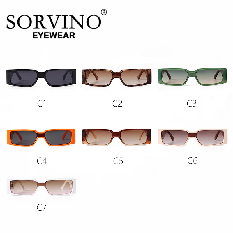 SORVINO, gafas de sol de diseñador de leopardo de marca de alta calidad, gafas de sol Retro con degradado negro UV400 para mujer con logotipo