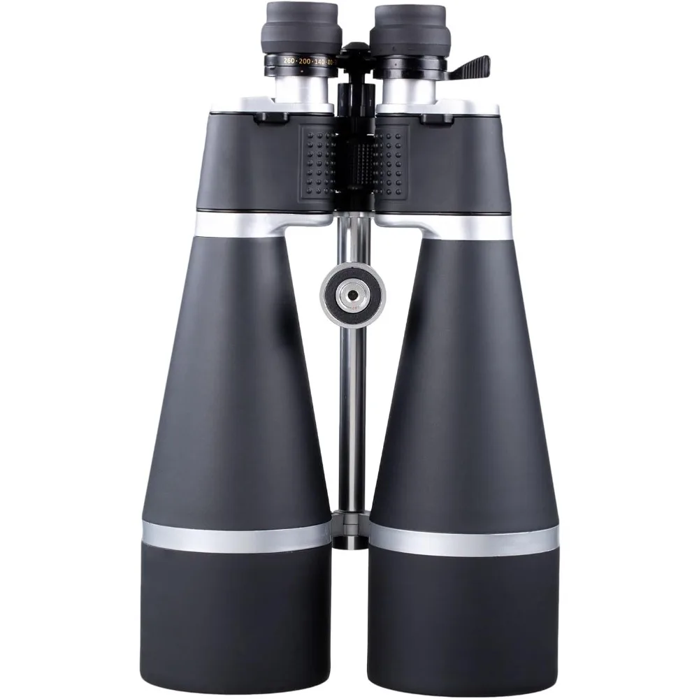 منظار 30-260X80 للبالغين عالي الطاقة، لمشاهدة النجوم ومشاهدة الطيور والسفر (أسود فضي #4