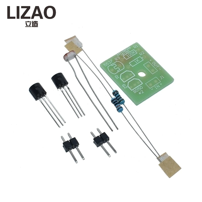 Light Control Sensor Switch DIY Kit, Photosensitive Induction Module for Electronic Training & Automatic Light Control Projects