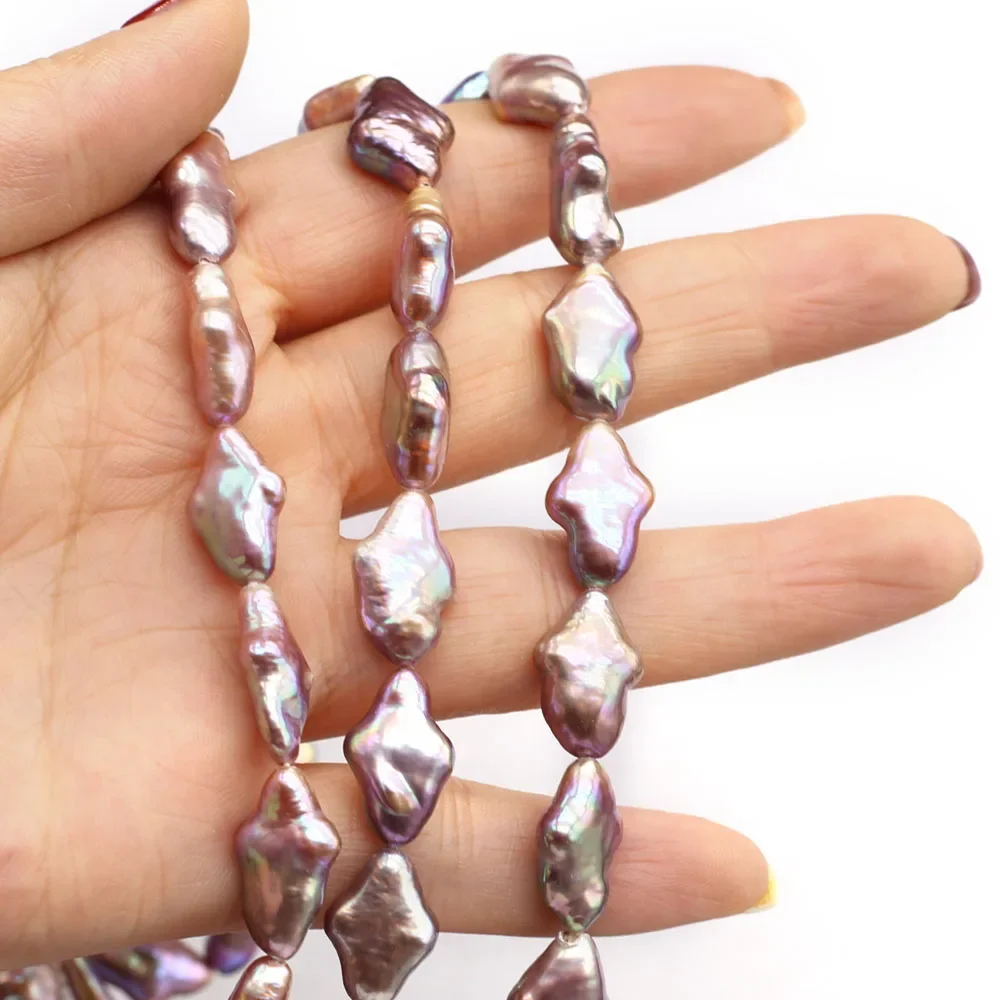 

Baroque 20x11mm Cross Punch Beads Natural Freshwater Pearls Spacer Beads for Jewelry Making DIY Necklace Bracelet Accessories