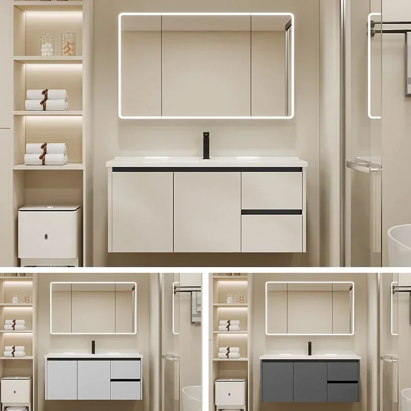 Furniture With Drawers Modern Home Decor Over The Toilet Cabinet For Bathroom 3-tier Drawer Type Storage Washing Machine Stand