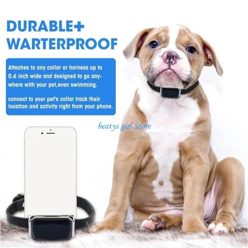 

C7AB IP67 Waterproof Global Positioning System Pet Tracking for Dogs Cats Featuring Rain Protective with Real Time Location