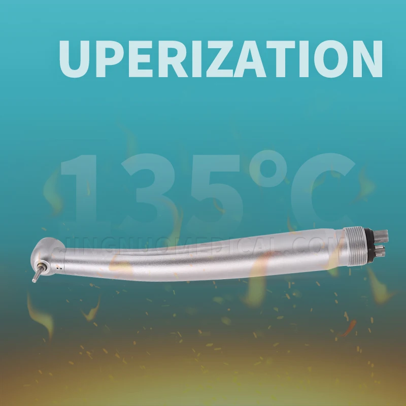 High Speed Dental Handpiece Single Water Spray Dentistry Push Button Air Tubrine Dentist Equipment 2 Hole 4 Hole Ceramic Bearing