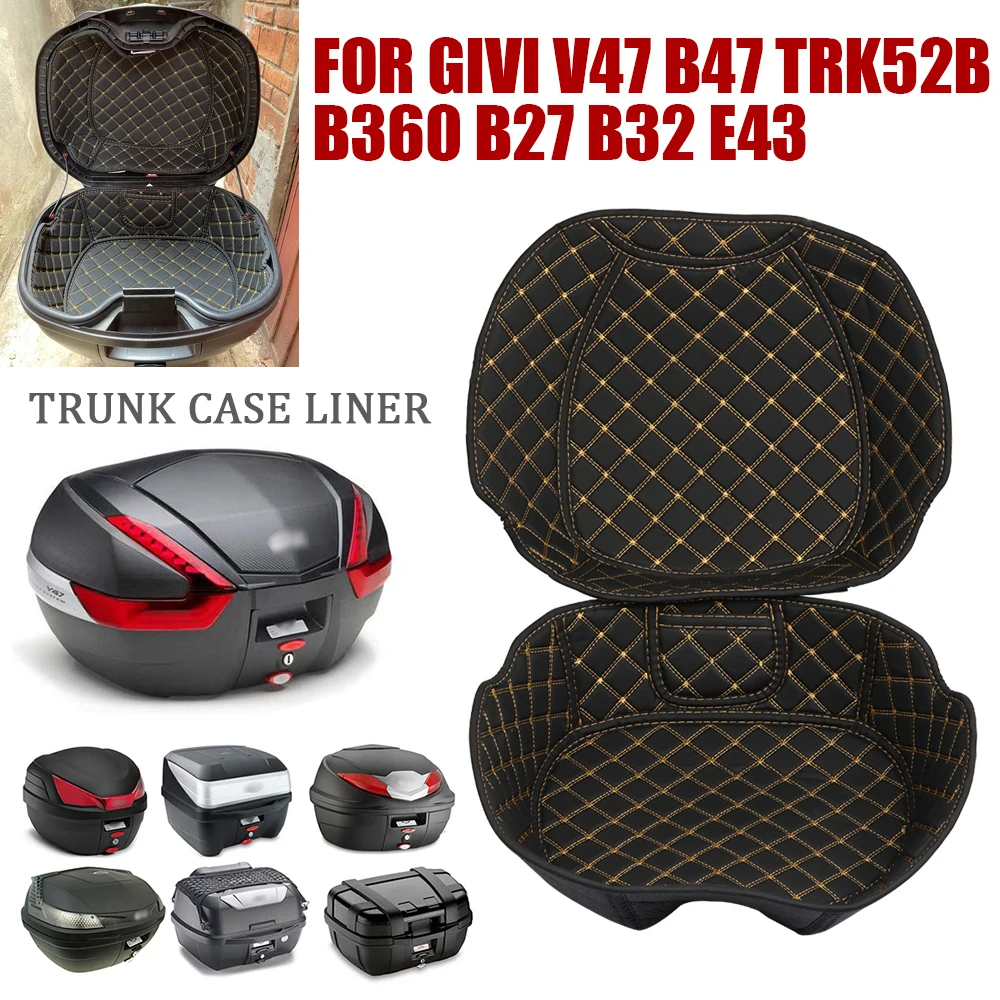 

For GIVI V47 E43 B27 B32 B360 B47 TRK52B TRK 52B V-47 Rear Seat Trunk Bag Motorcycle Portable Inner Liner Pads Lining Protector