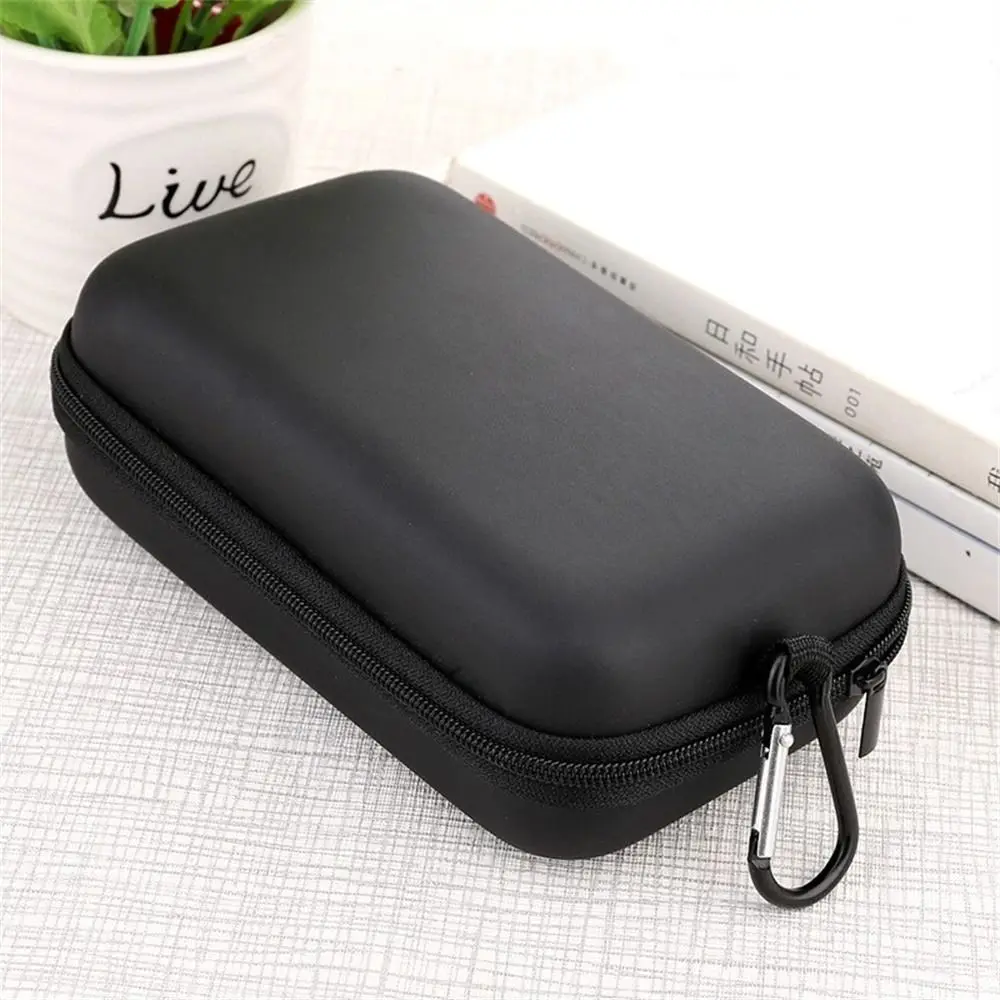 

Accessories Black Waterproof Large Size Anti-shock Square Headset Bag Earphones Storage Bag Earphones Case Headphone Box