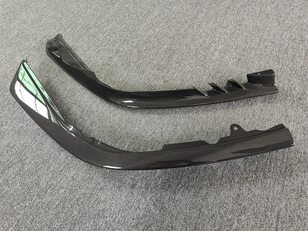 Used for Ferrari SF90 body kit upgraded with genuine carbon fiber OEM style front splitter front bumper corner body kit