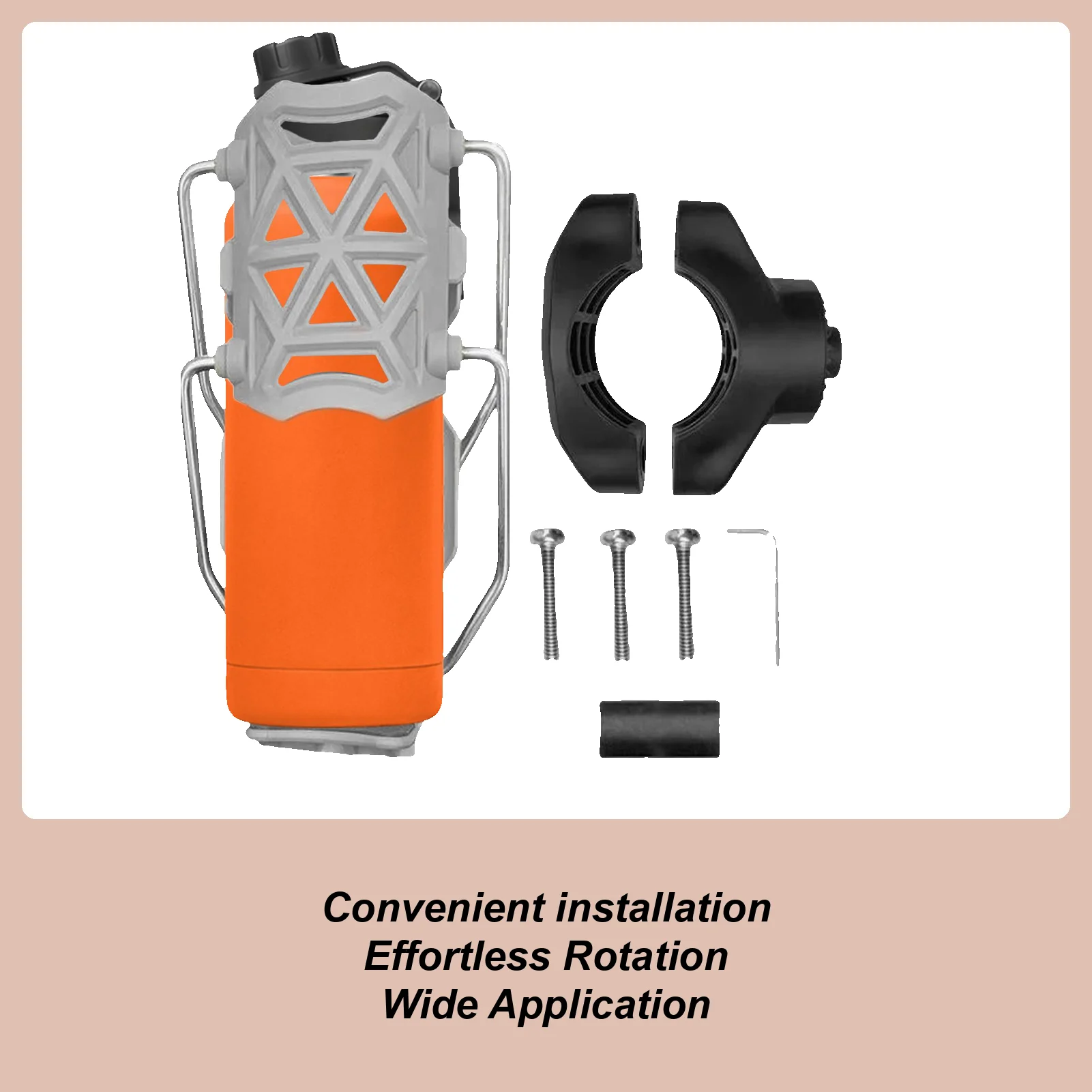 

Держатель для велосипедной бутылки с водой, держатель для велосипедной бутылки, прочная клетка с вращением на 360 градусов, чашка для крепления для квадроцикла, каяка