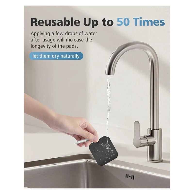 AT02-40PCS Value Pack TENS Unit Replacement Pads, Reusable Latex-Free Electrodes Pads Compatible With TENS Machine