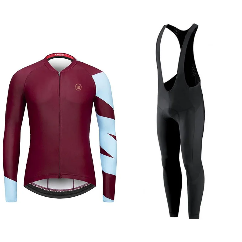 Men's Cycling Jersey Long Sleeve Set Clothing Man Clothes Complete Summer Jumper Bib Automn Suit Maillot Skinsuit Breathable Mtb