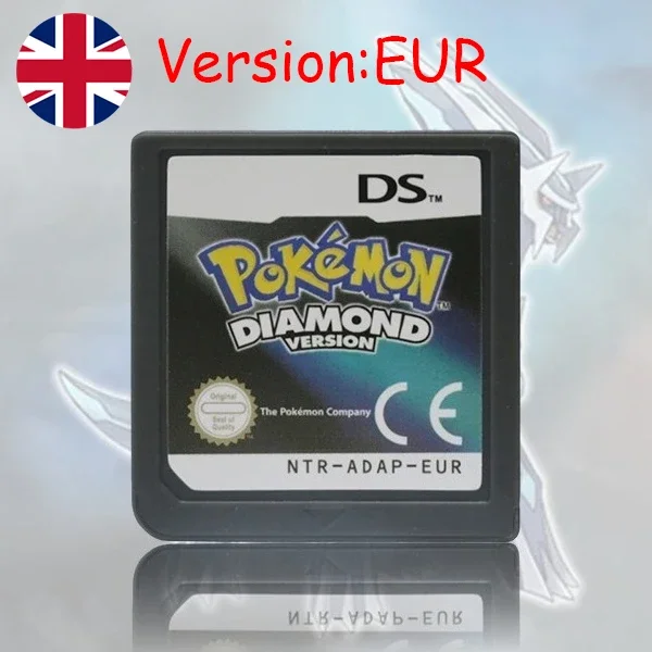 Pokemon Series DS Game Cartridge Diamond Platinum Pearl HeartGold SoulSilver Black White Meertalig voor NDS/2DS
