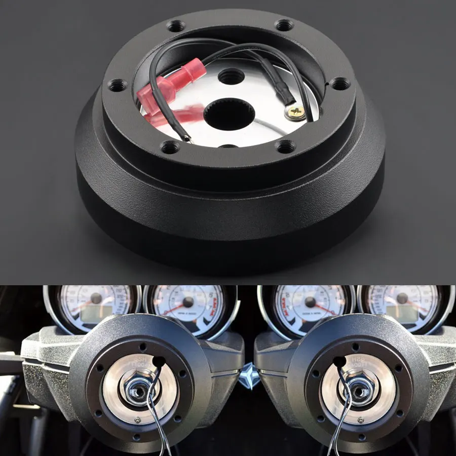 Aluminum 6-hole Steering Wheel Hub Adapter Boss Kit Fits For Nissan Altima Maxima Pulsar Sentra 200SX 240SX 300ZX 1987-1999