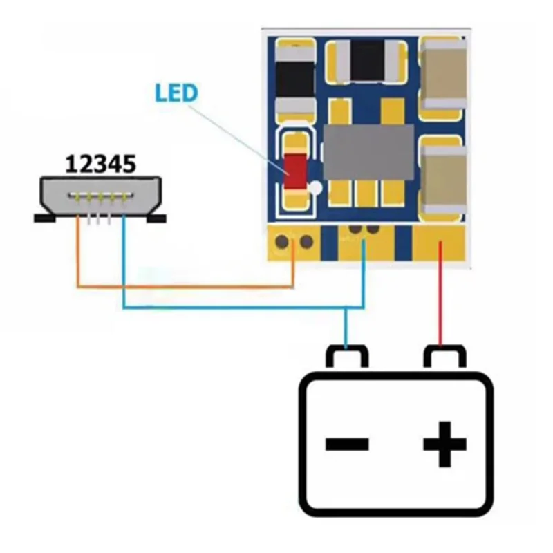 5pcs ECC Easy chip charge fix tutti i problemi del caricatore per tutti i telefoni cellulari e tablet pcb e ic problemi non caricabatterie buon