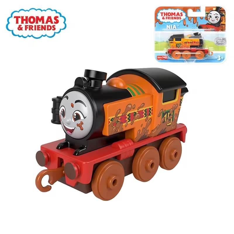 Thomas and Friends Toy Train Percy Mud Run Nia Brake Car Bruno Figure Classic Animation Peripheral Collectible Model Toys Gifts