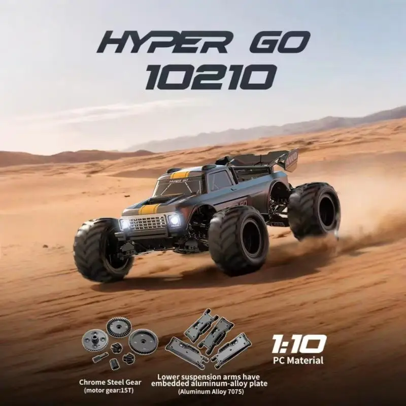 

In Stock MJX Hyper Go 1 10 10210 Brushless 4WD High Speed Rc Monster Truck Off Road All Terrain Remote Control Car Original