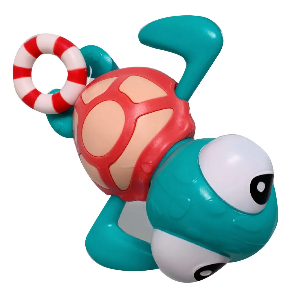 

Забавные игрушки для ванной в виде животных для малышей, аксессуары для купания, заводные игрушки для игр в воде