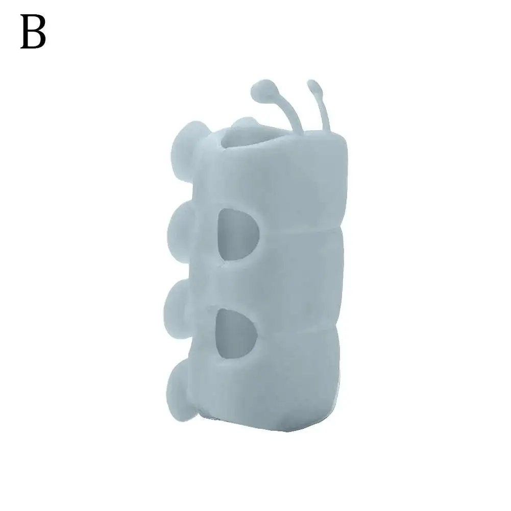 Punch-free Silicone Strong Suction Bathroom Shower Reusable Cup Rack Holder Shower Removable Suction Wall Holder S9c0